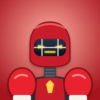 Champ, our tournament agent: a friendly robot