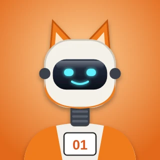Fox, our store-finding agent: a friendly robot