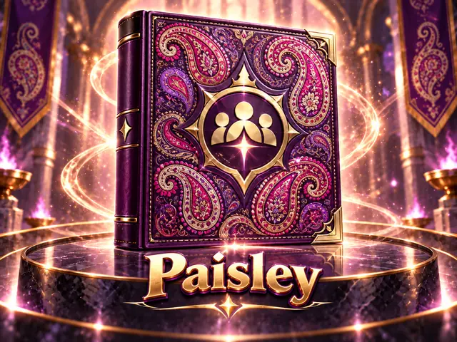 Paisley binder