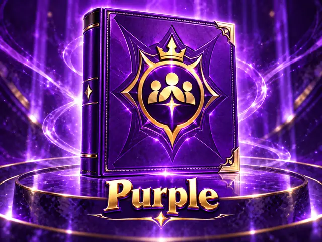 Purple binder