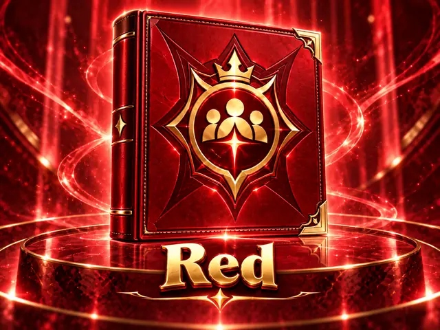 Red binder
